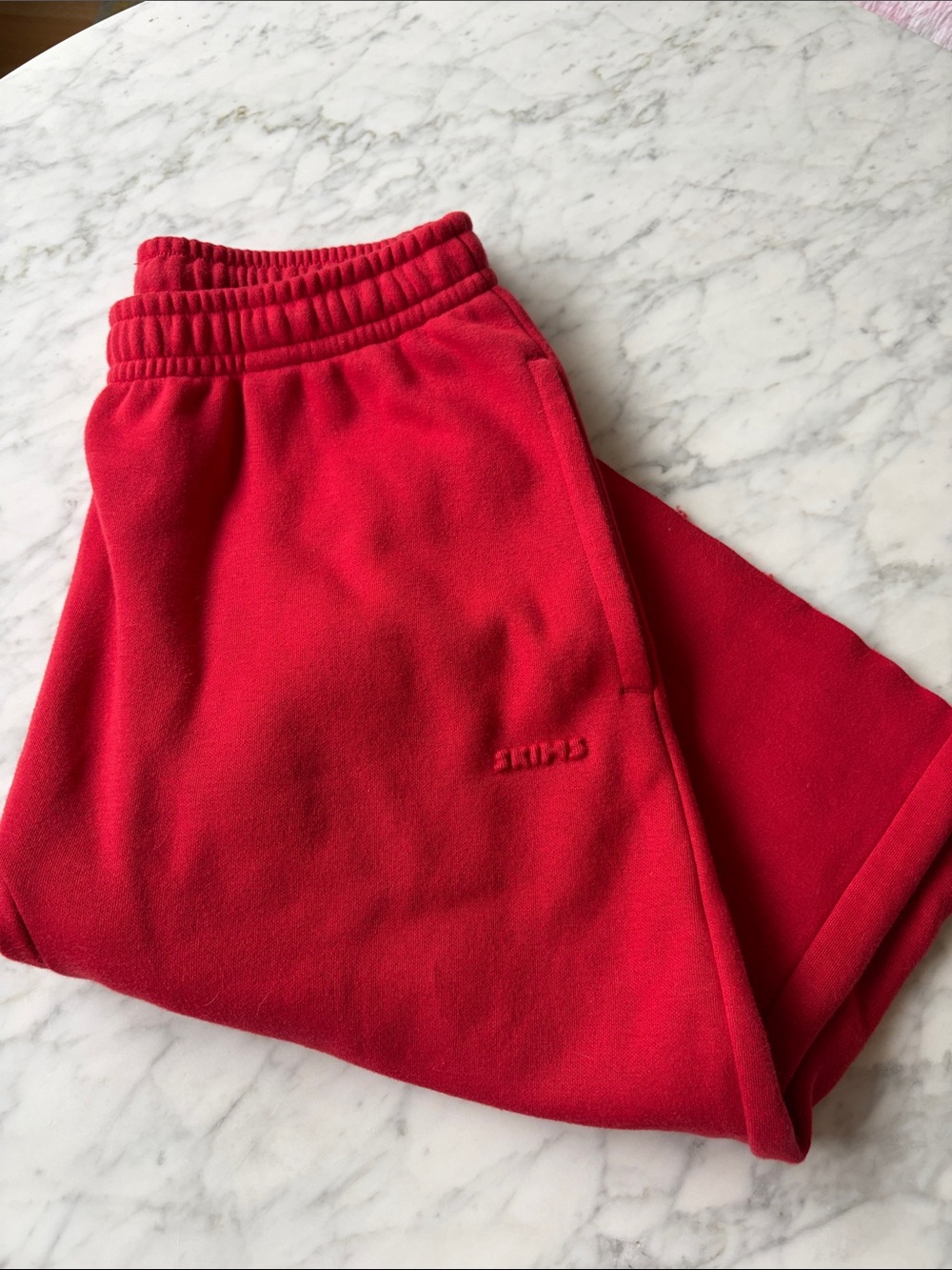 Skims Cotton Fleece Long Short